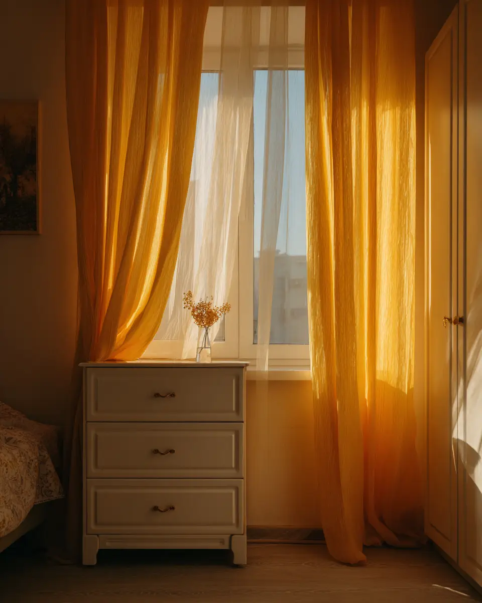 Mustard Yellow Minimalist Bedroom Decor Ideas