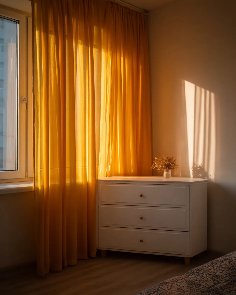 Mustard Yellow Minimalist Bedroom Decor Ideas