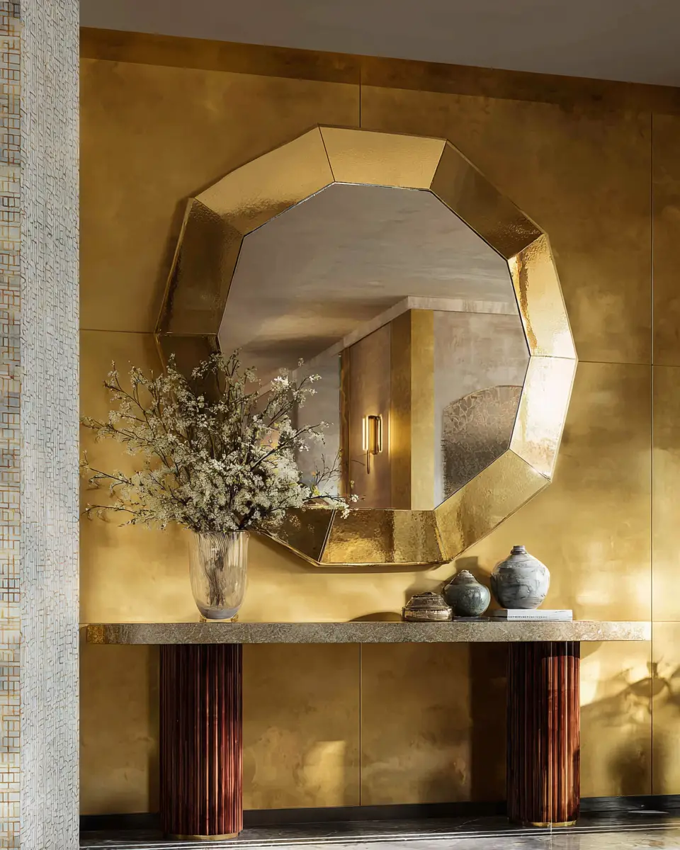 Mustard Yellow Modern Entryway Decor Ideas