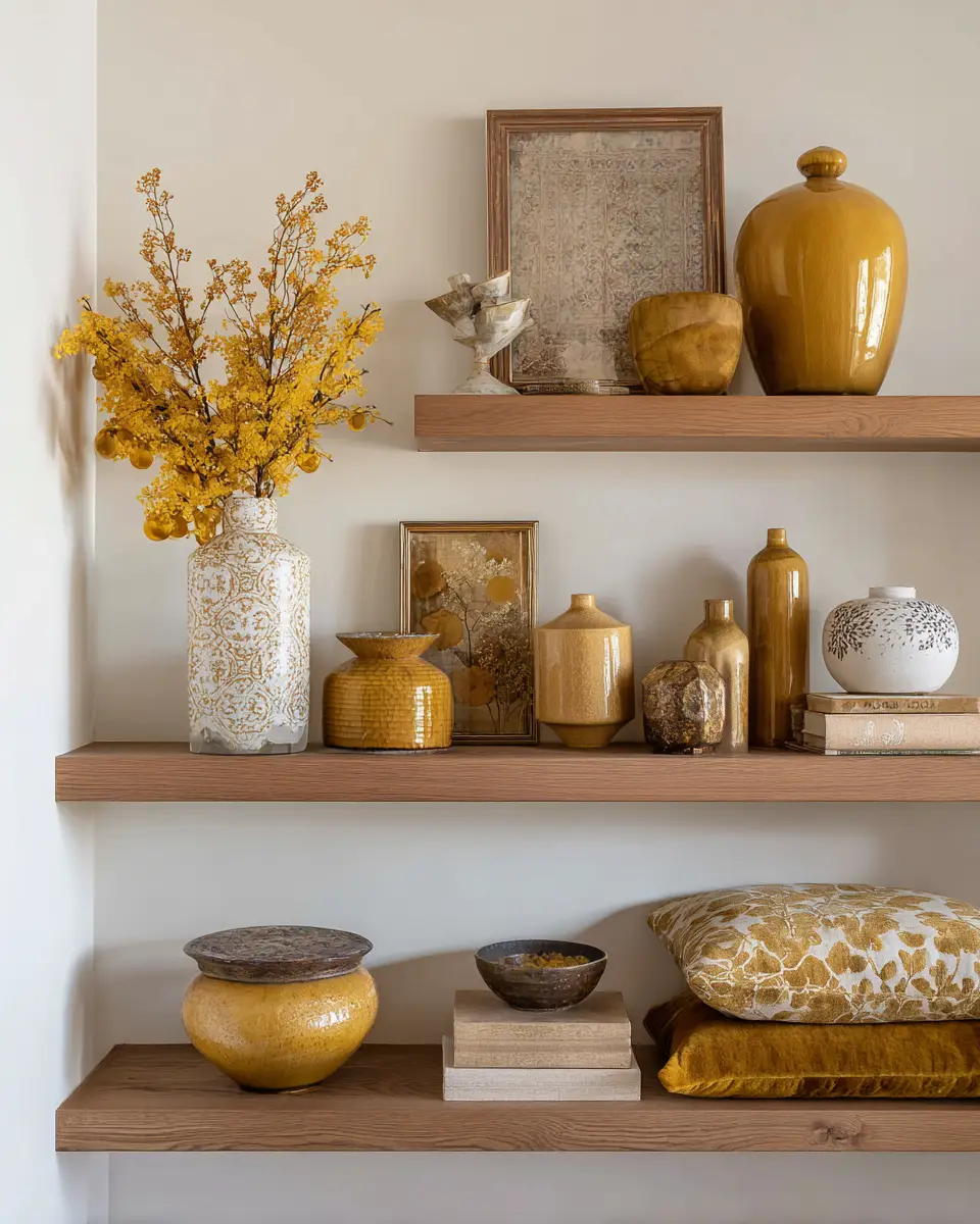 Mustard Yellow Traditional Bedroom Decor Ideas