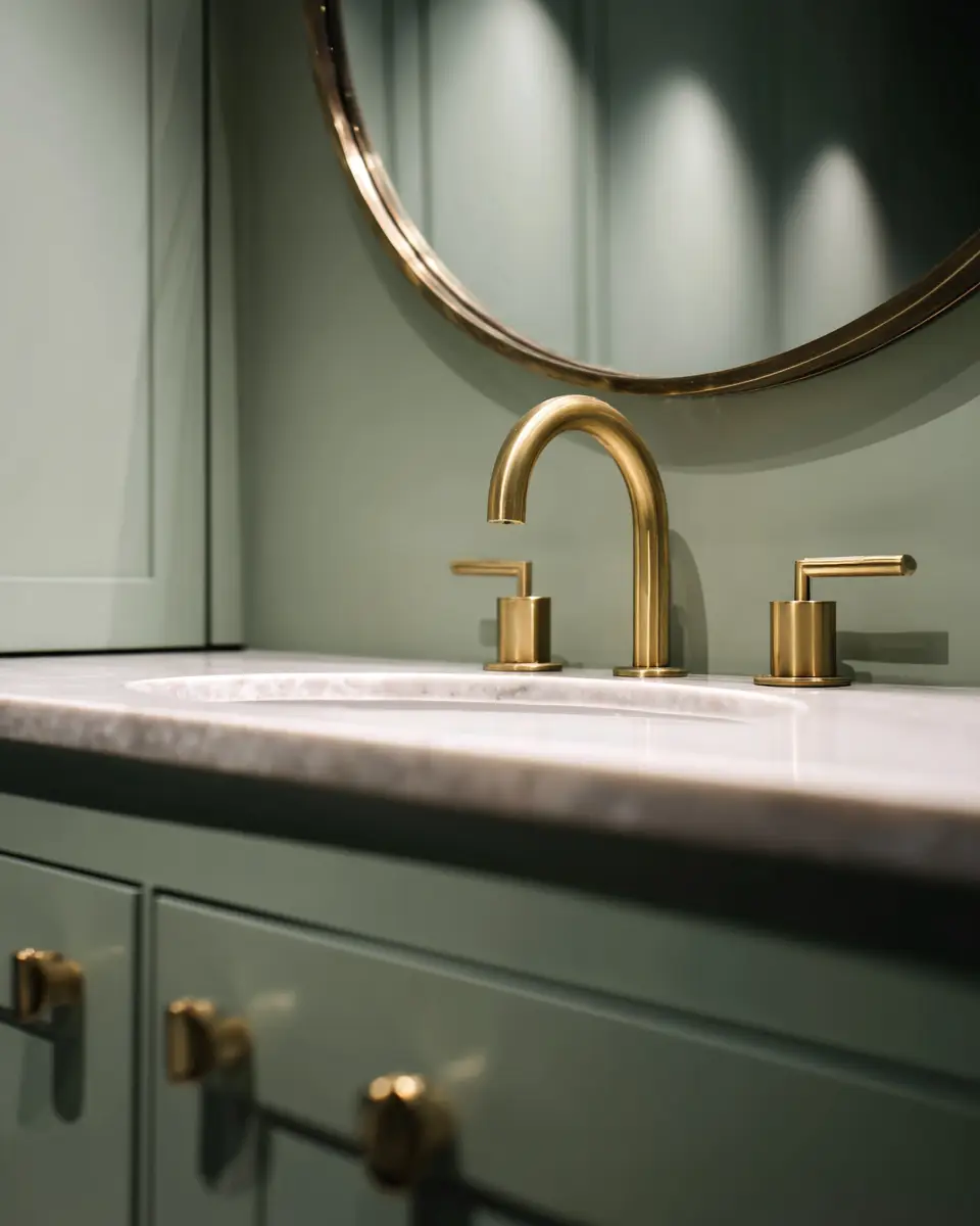 Muted Green Bathroom Decor Ideas