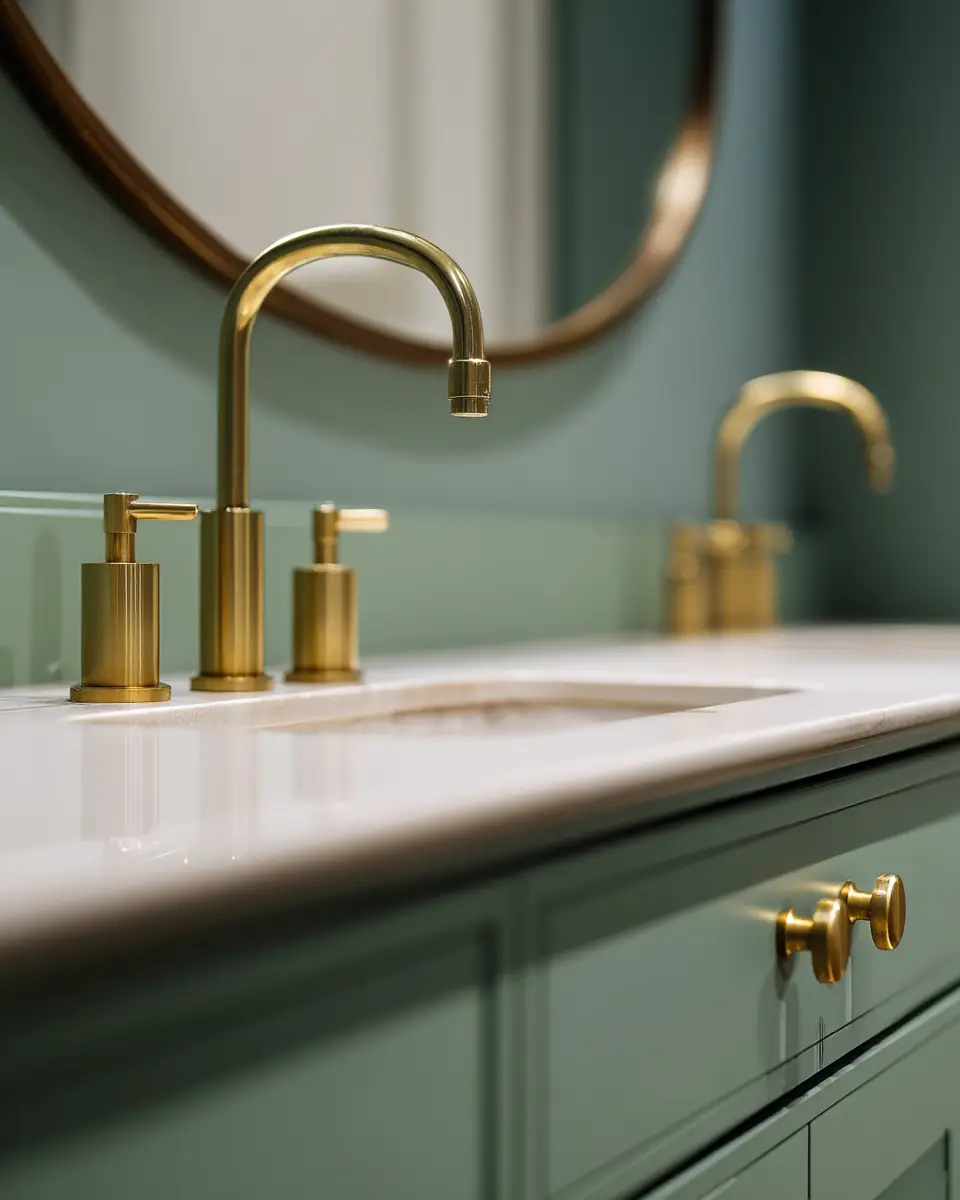 Muted Green Bathroom Decor Ideas