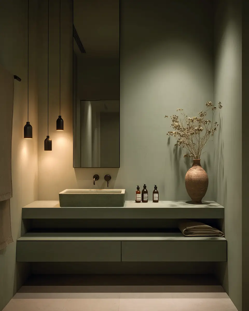 Muted Green Bathroom Decor Ideas