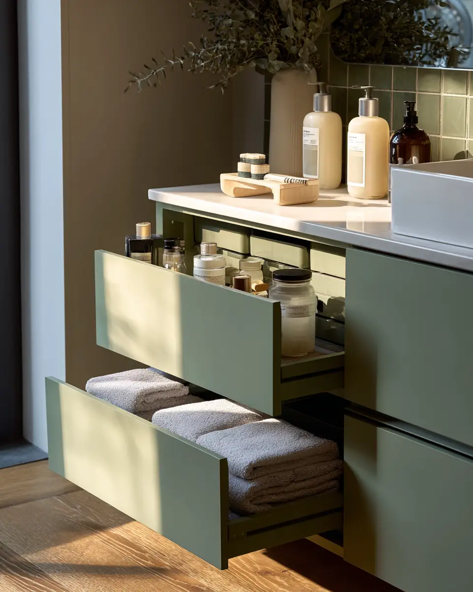 Muted Green Bathroom Decor Ideas