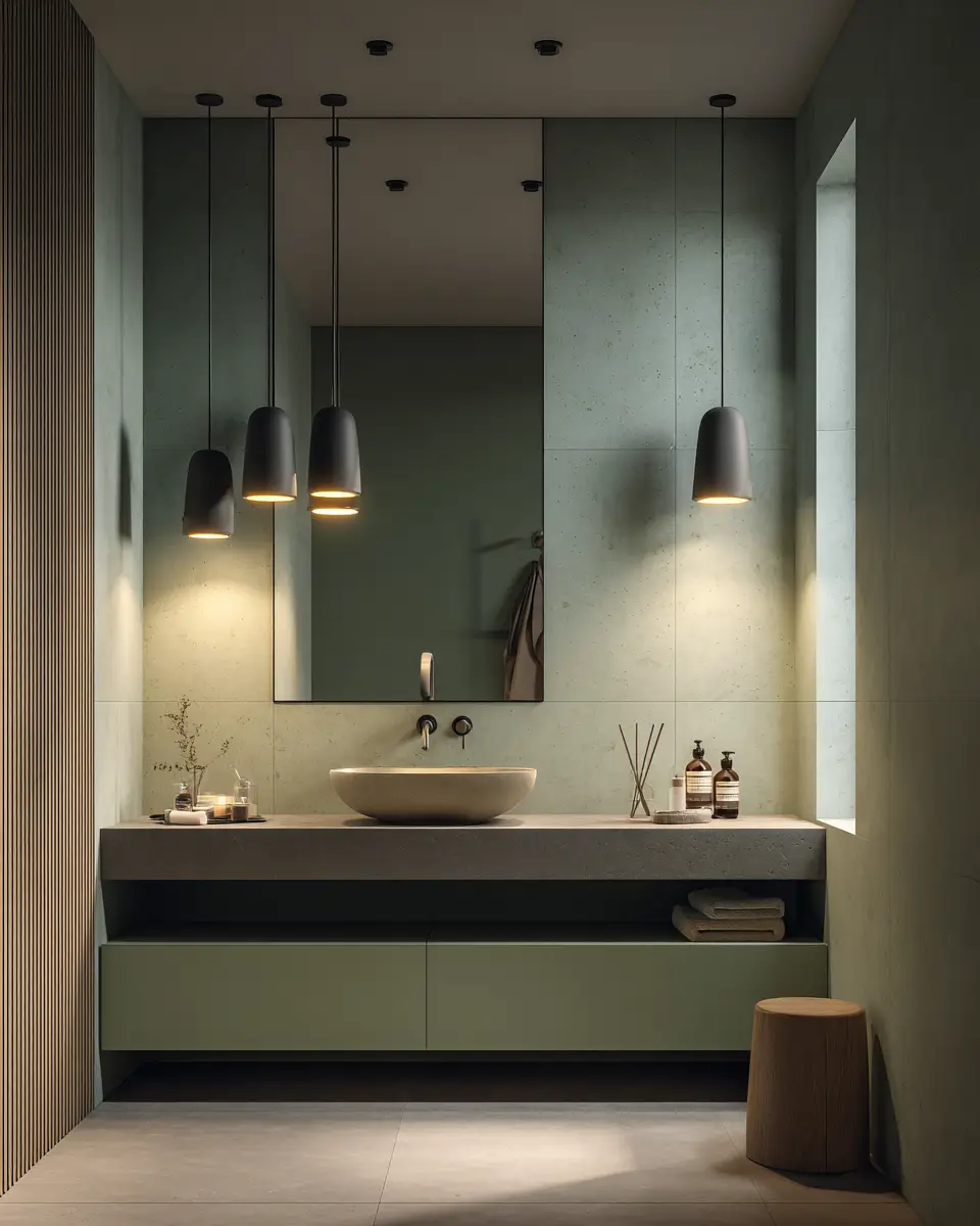 Muted Green Bathroom Decor Ideas