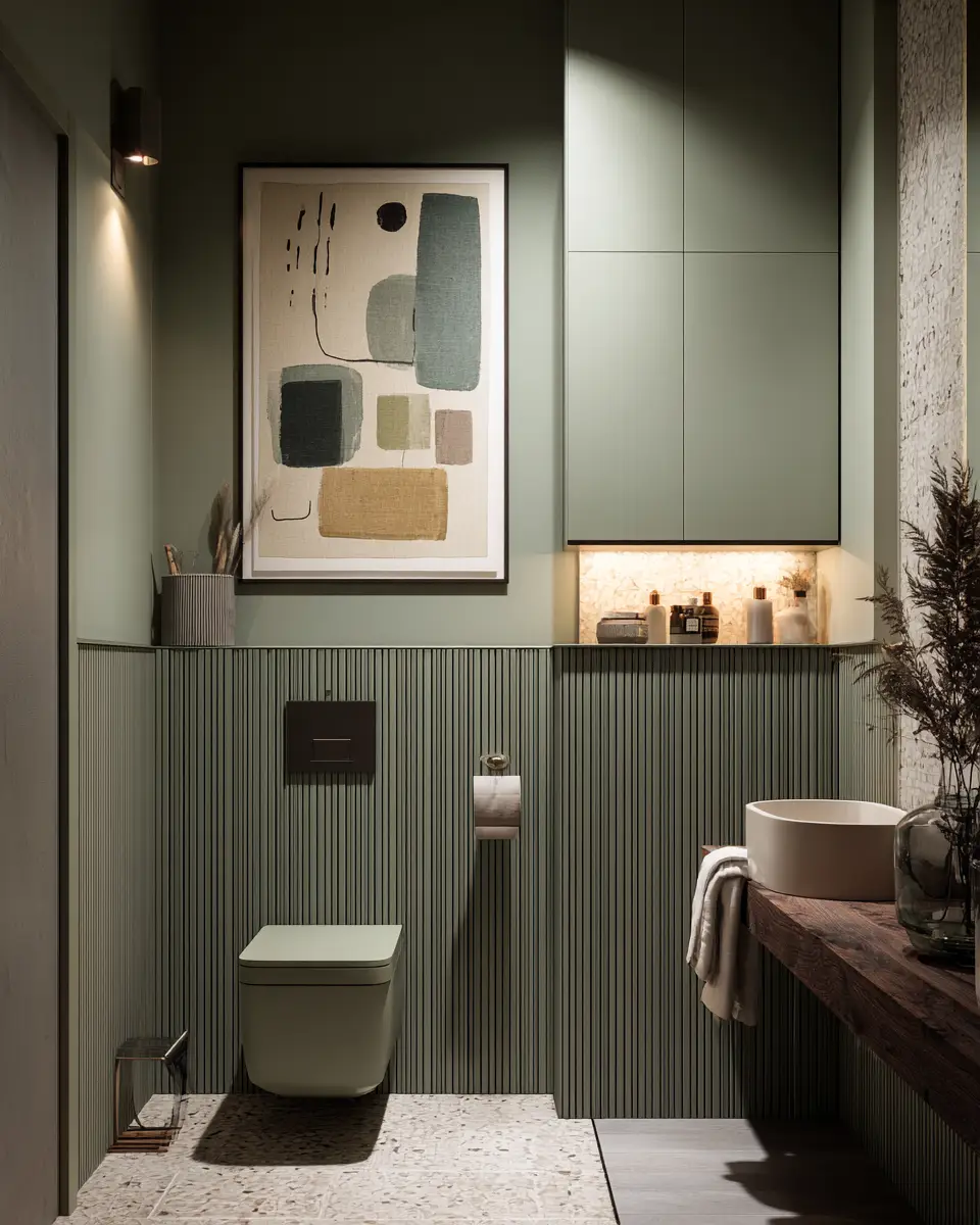 Muted Green Bathroom Decor Ideas