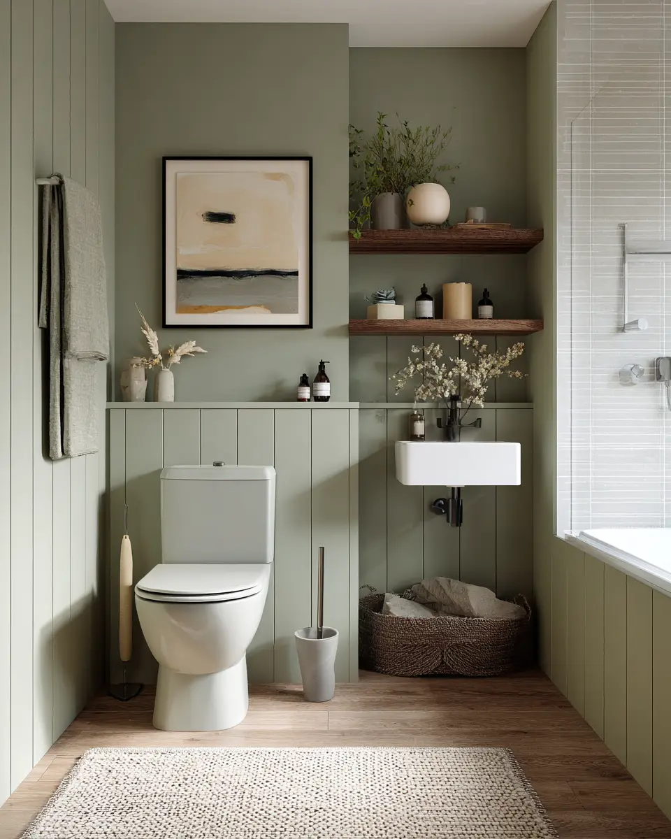 Muted Green Bathroom Decor Ideas