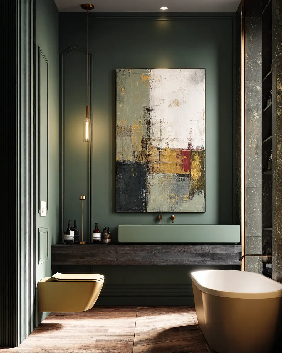 Muted Green Bathroom Decor Ideas