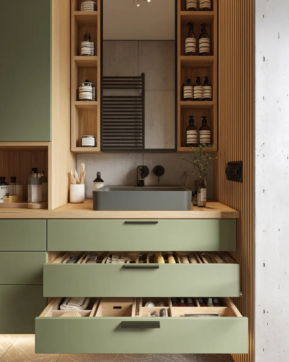 Muted Green Bathroom Decor Ideas