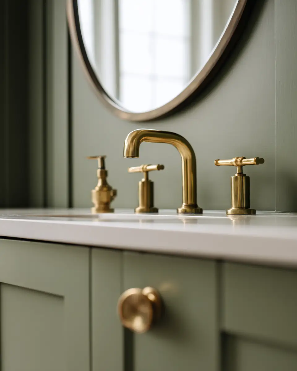 Muted Green Bathroom Decor Ideas