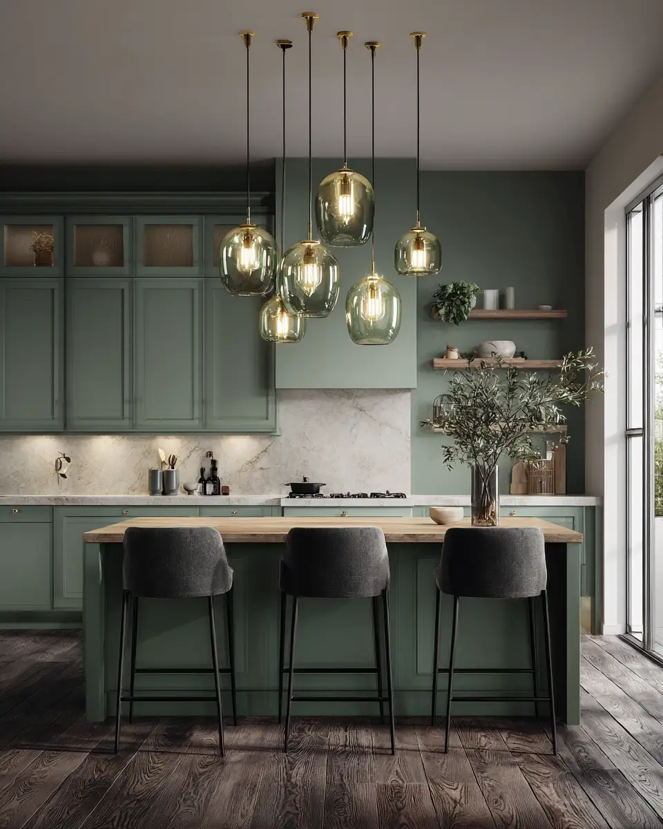 Muted Green Kitchen Decor Ideas