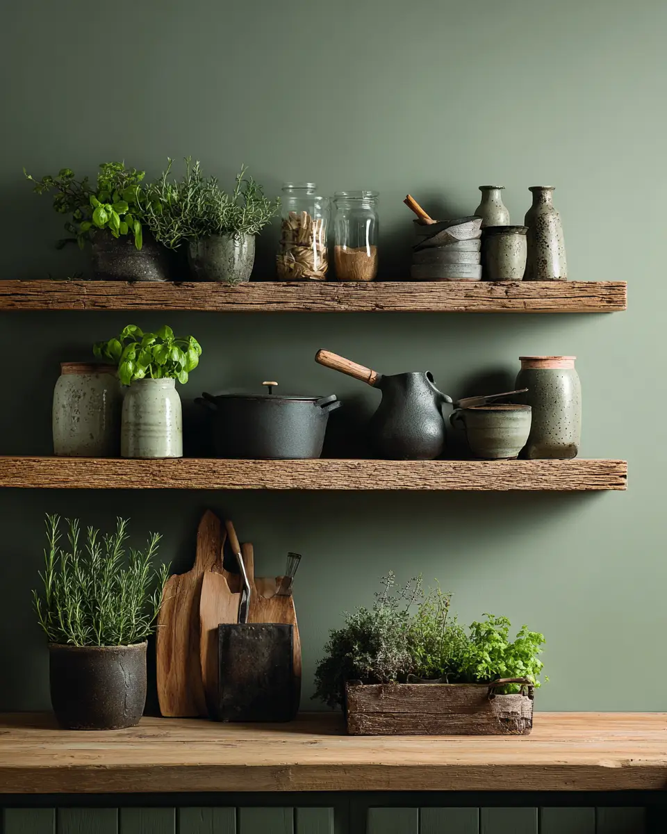Muted Green Kitchen Decor Ideas