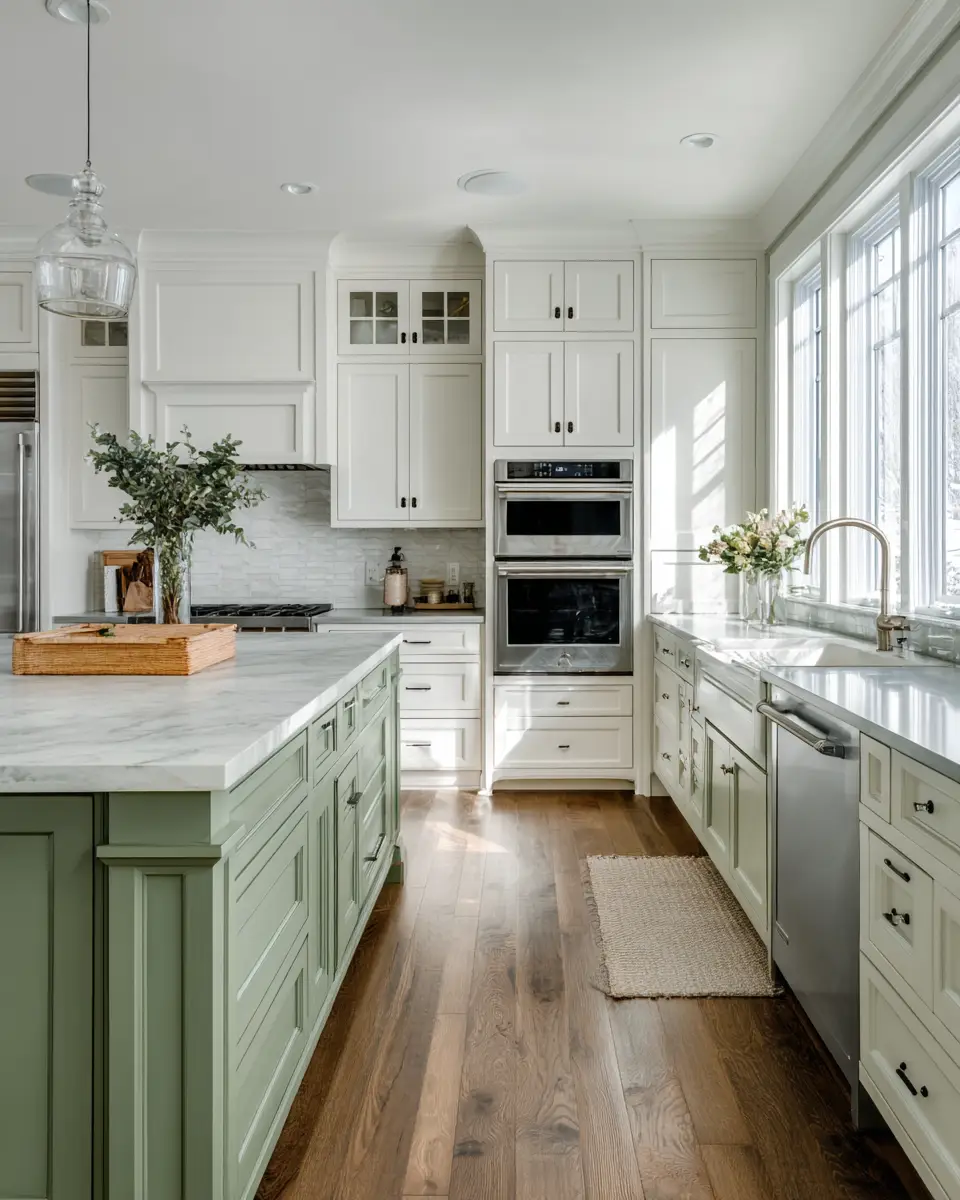 Muted Green Kitchen Decor Ideas