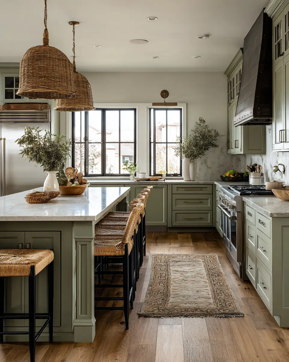 Muted Green Kitchen Decor Ideas