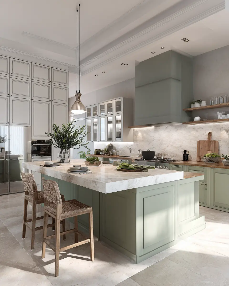 Muted Green Kitchen Decor Ideas