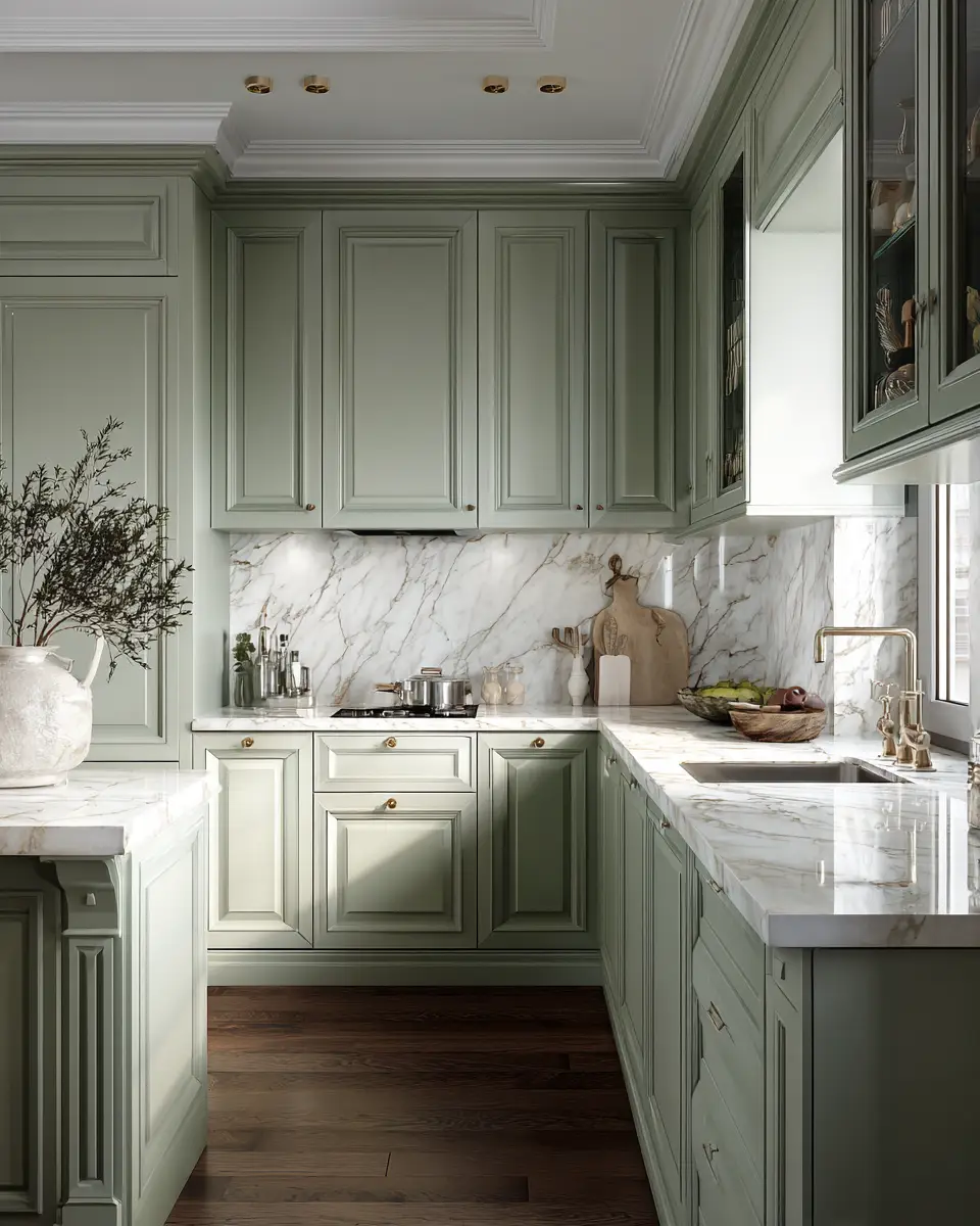 Muted Green Kitchen Decor Ideas