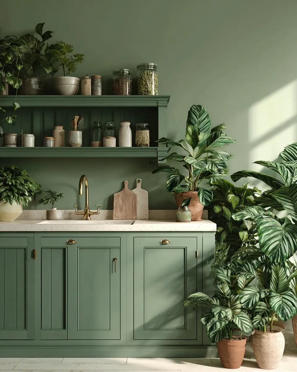 Muted Green Kitchen Decor Ideas