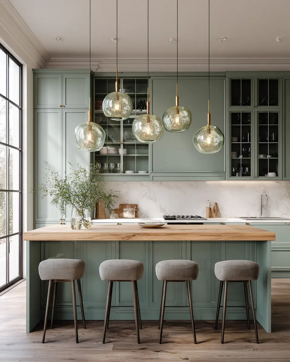Muted Green Kitchen Decor Ideas