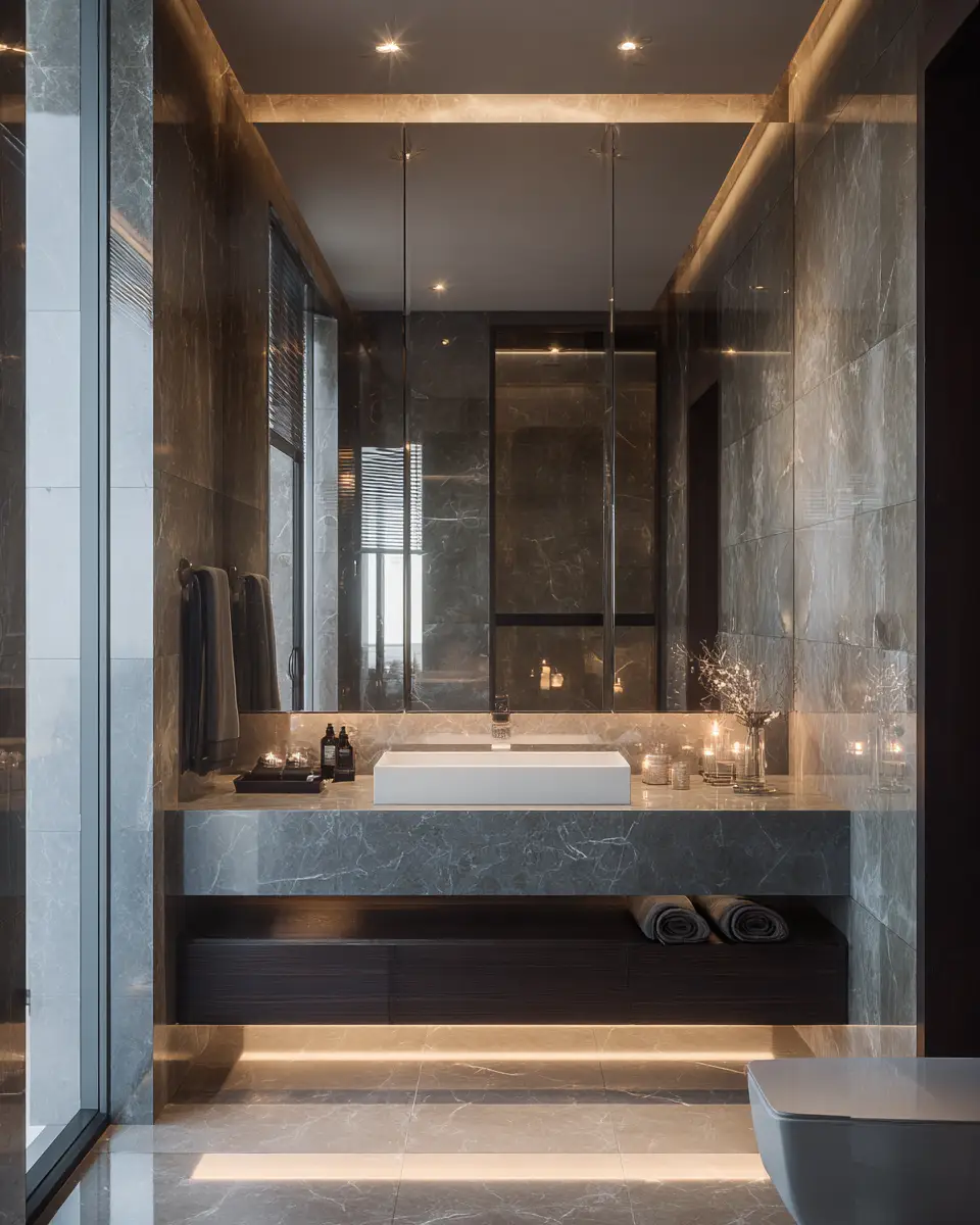 Narrow Bathroom Decor Ideas