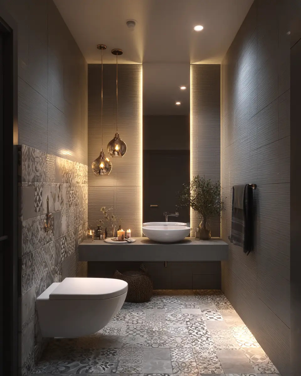 Narrow Bathroom Decor Ideas