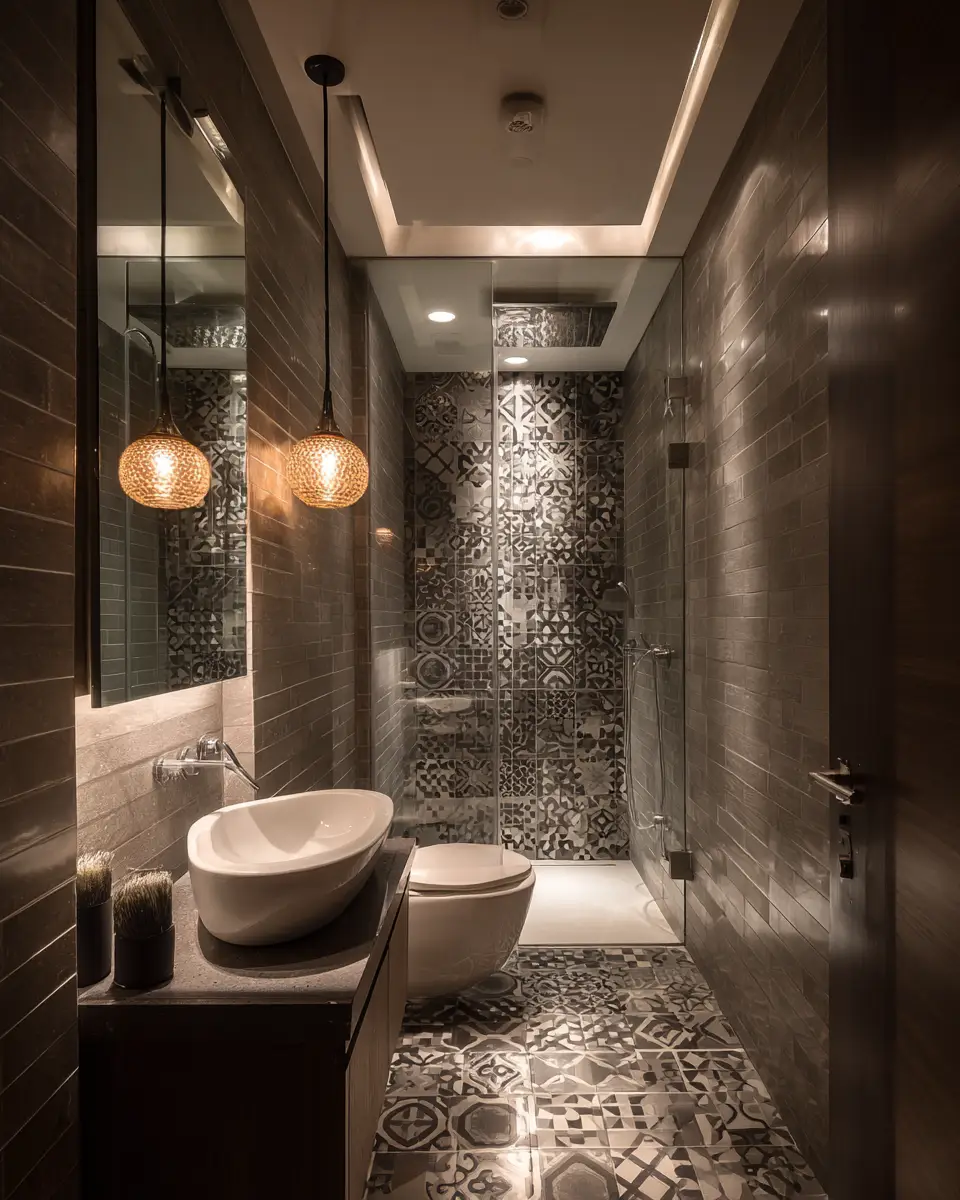 Narrow Bathroom Decor Ideas