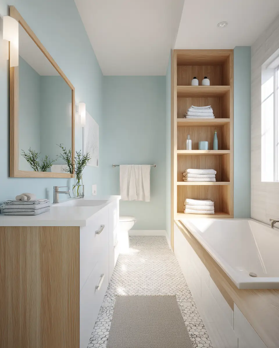 Narrow Bathroom Decor Ideas