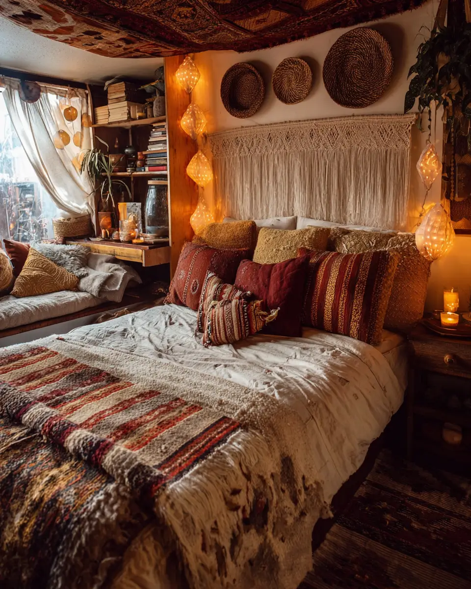 Narrow Boho Bedroom Decor Ideas