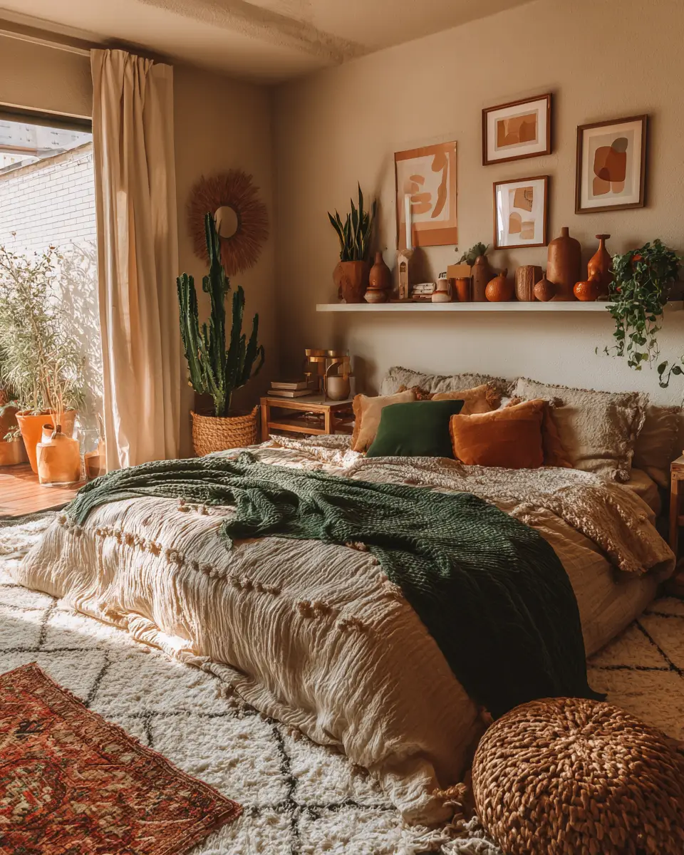 Narrow Boho Bedroom Decor Ideas