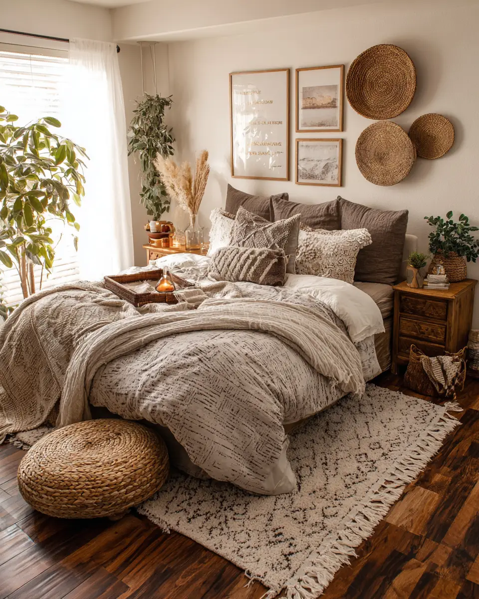 Narrow Boho Bedroom Decor Ideas