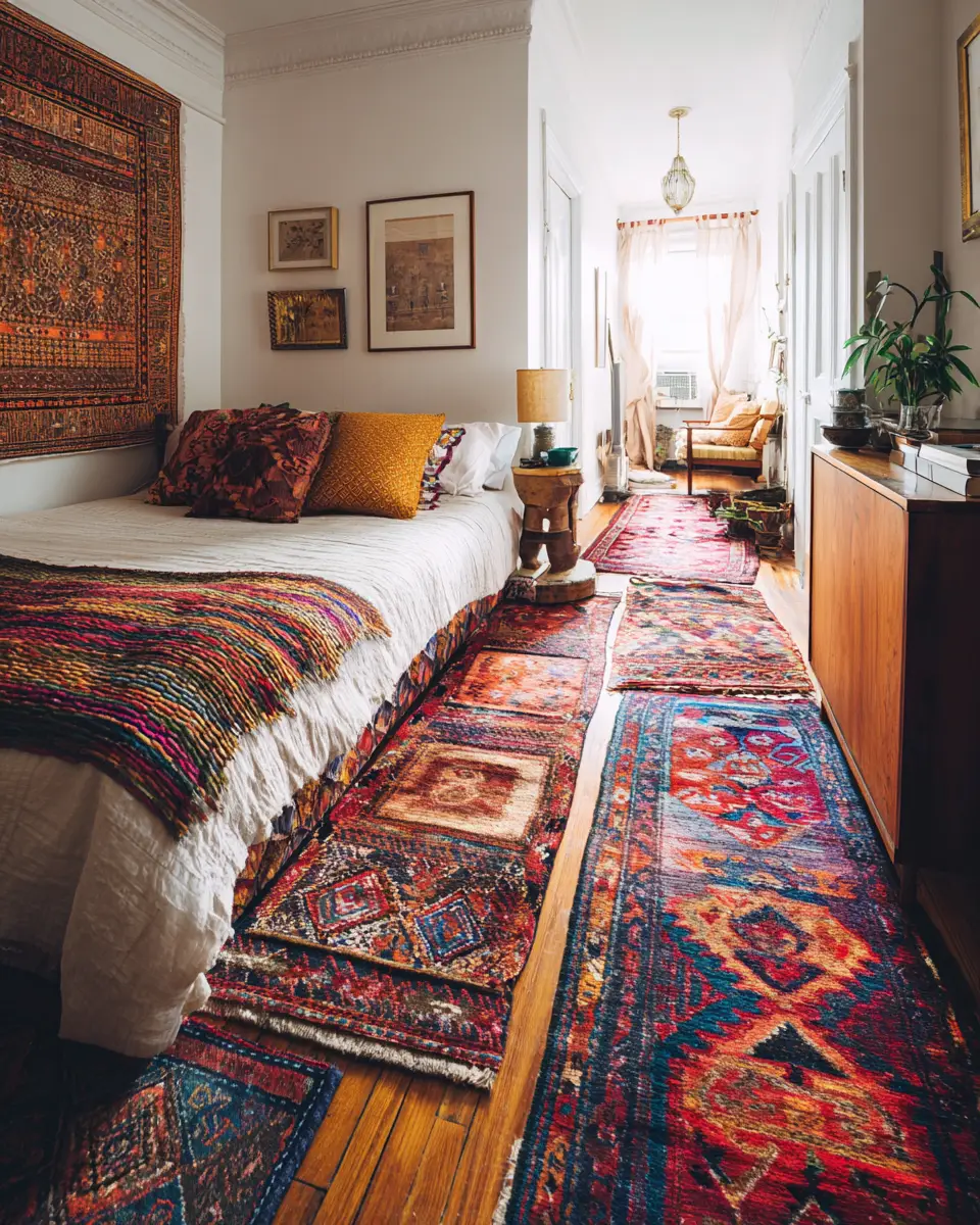 Narrow Boho Bedroom Decor Ideas