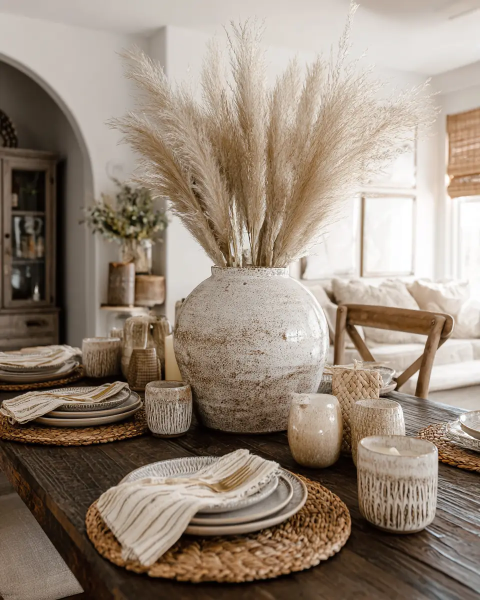 Narrow Boho Dining Room Decor Ideas