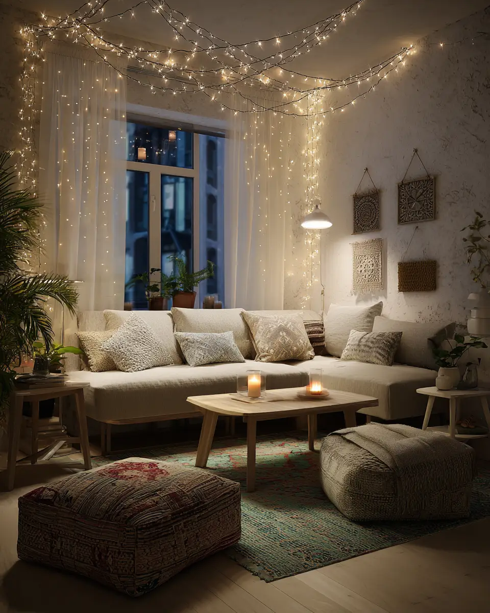 Narrow Boho Living Room Decor Ideas