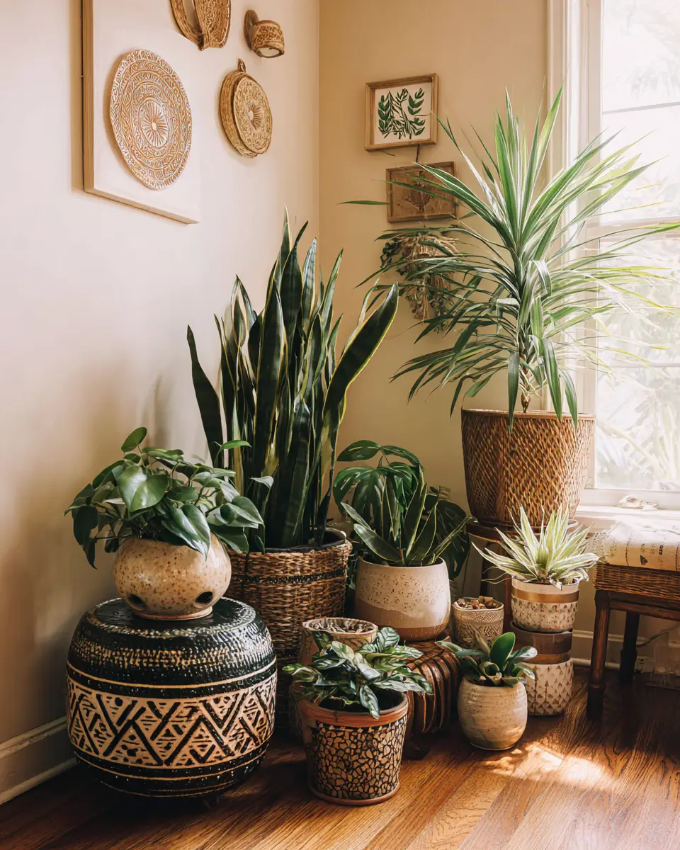 Narrow Boho Living Room Decor Ideas