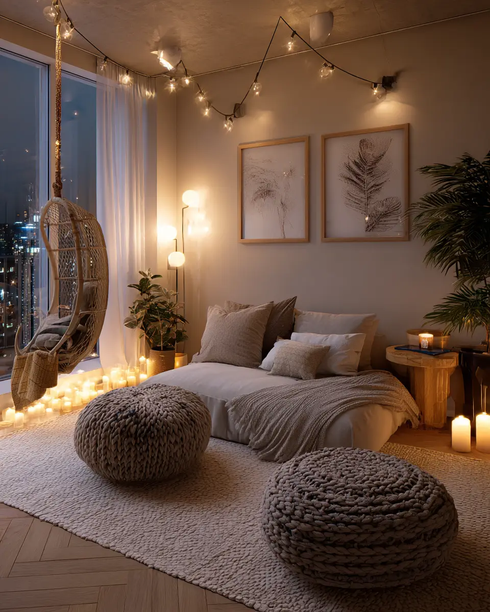 Narrow Boho Living Room Decor Ideas