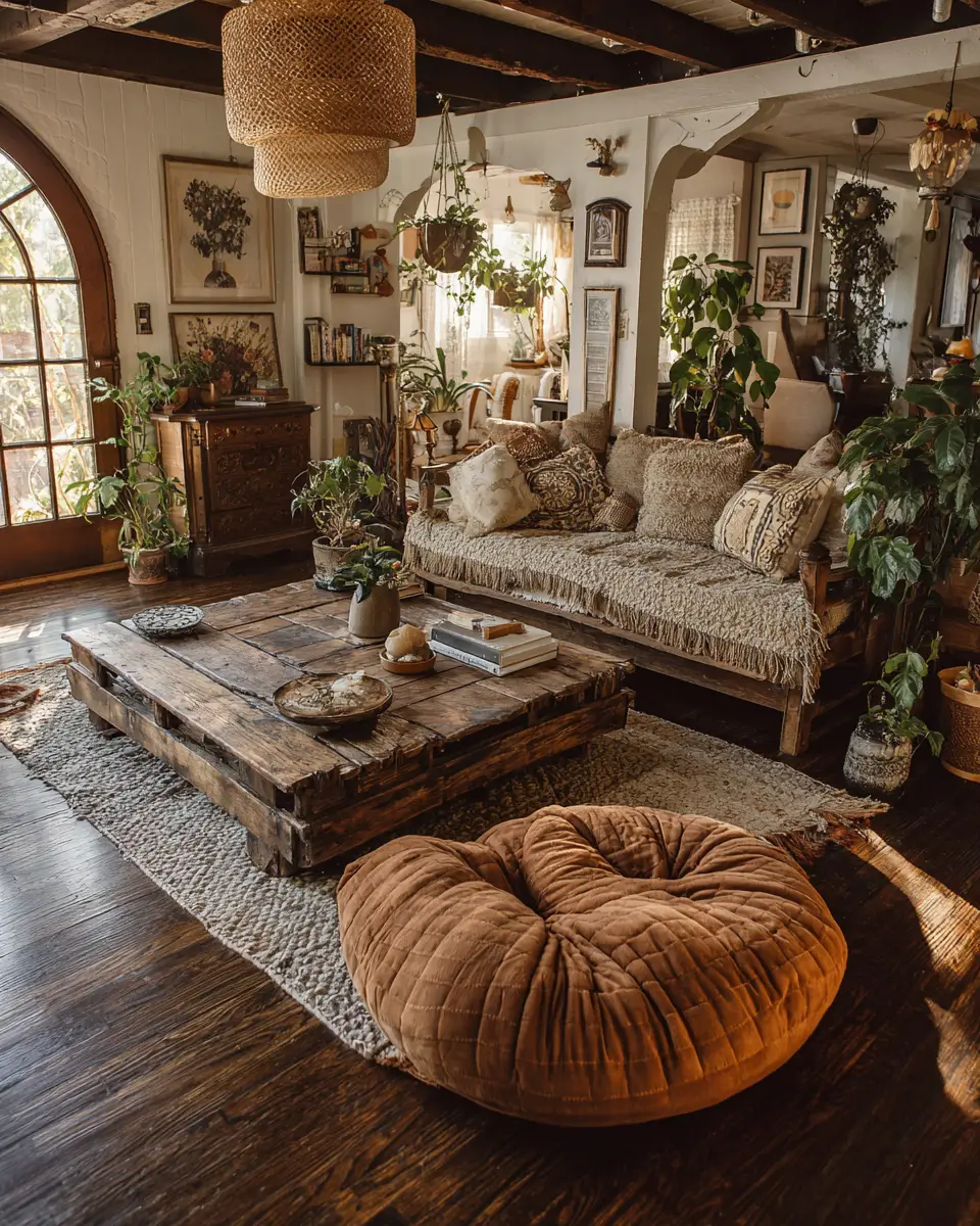 Narrow Boho Living Room Decor Ideas