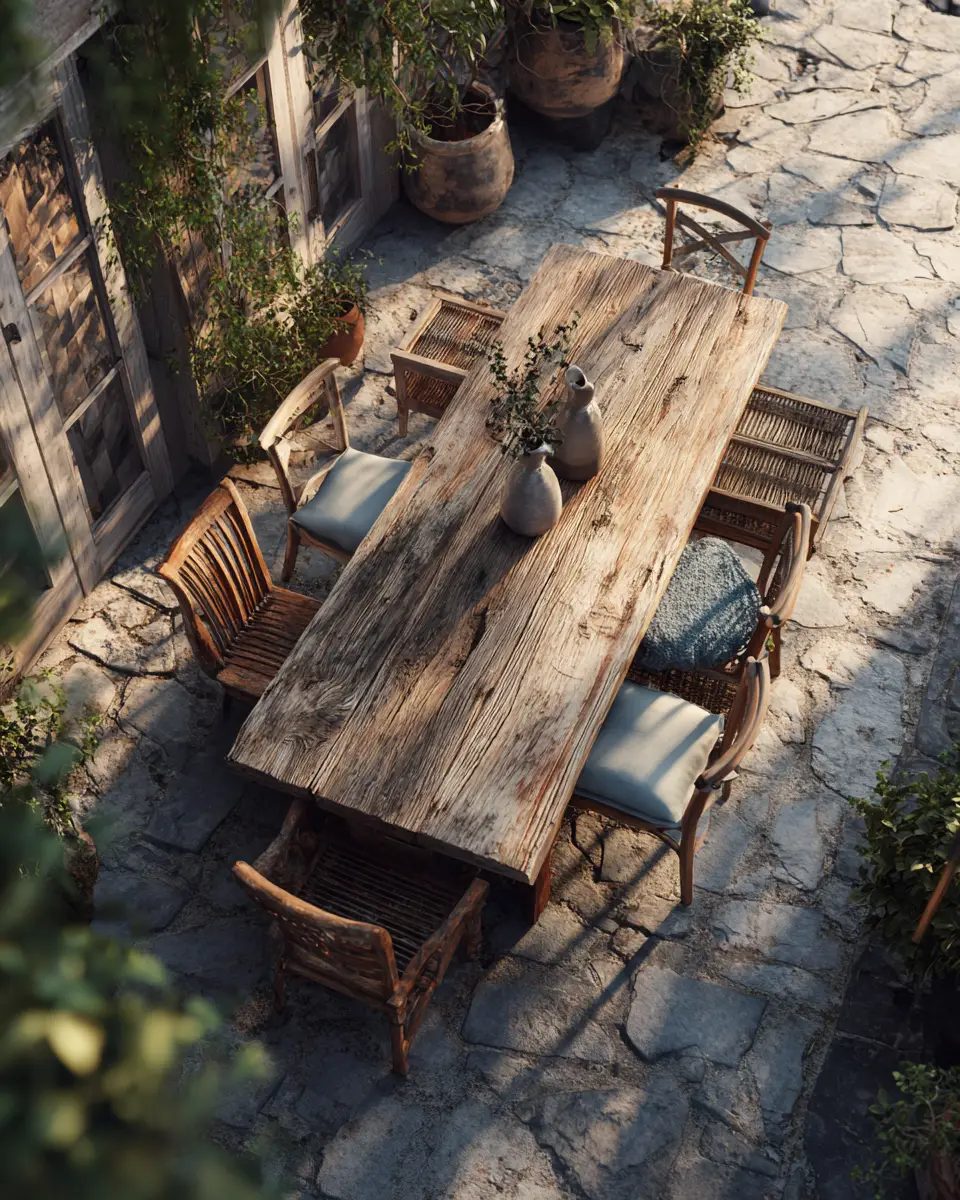 Narrow Boho Patio Decor Ideas