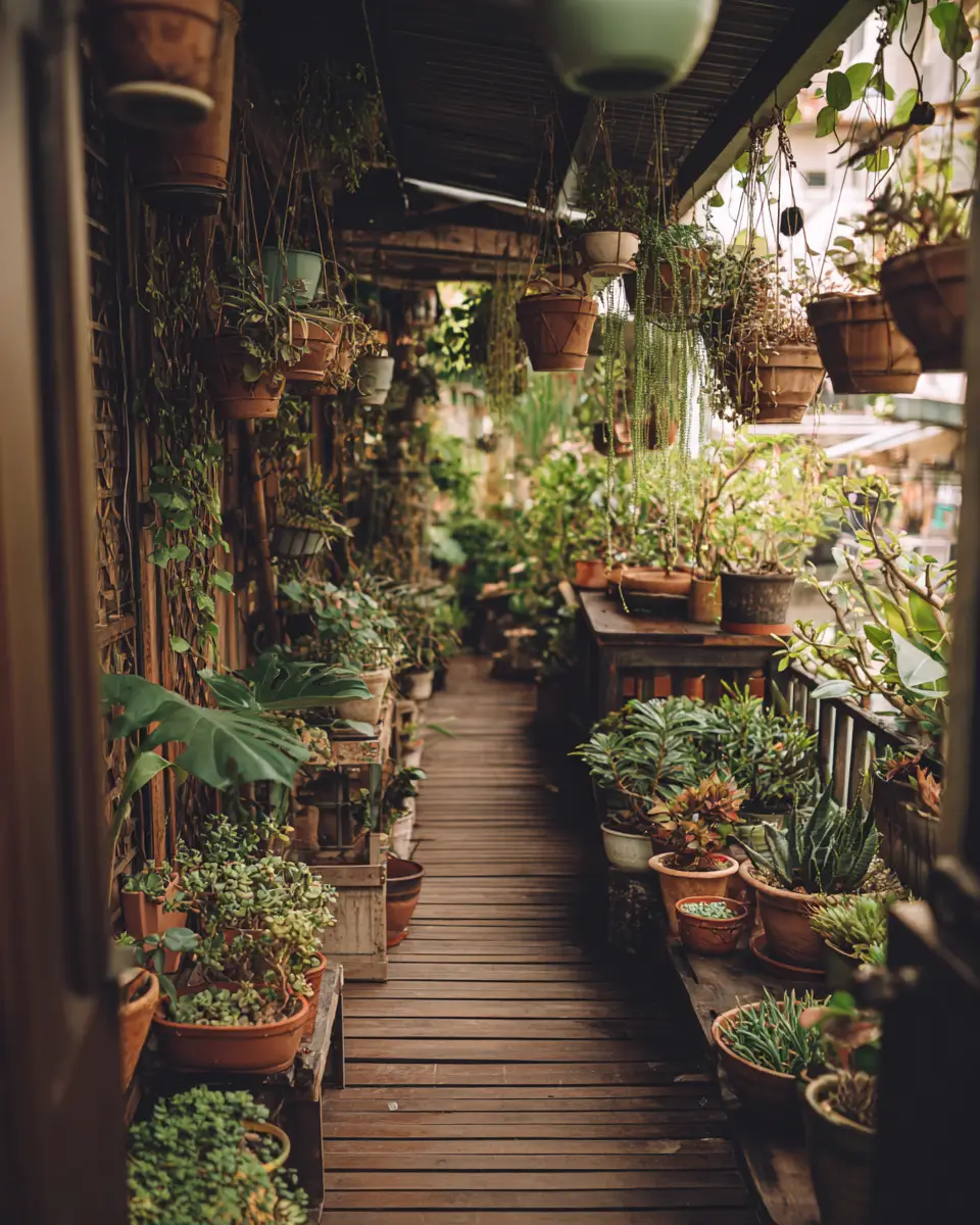 Narrow Boho Patio Decor Ideas