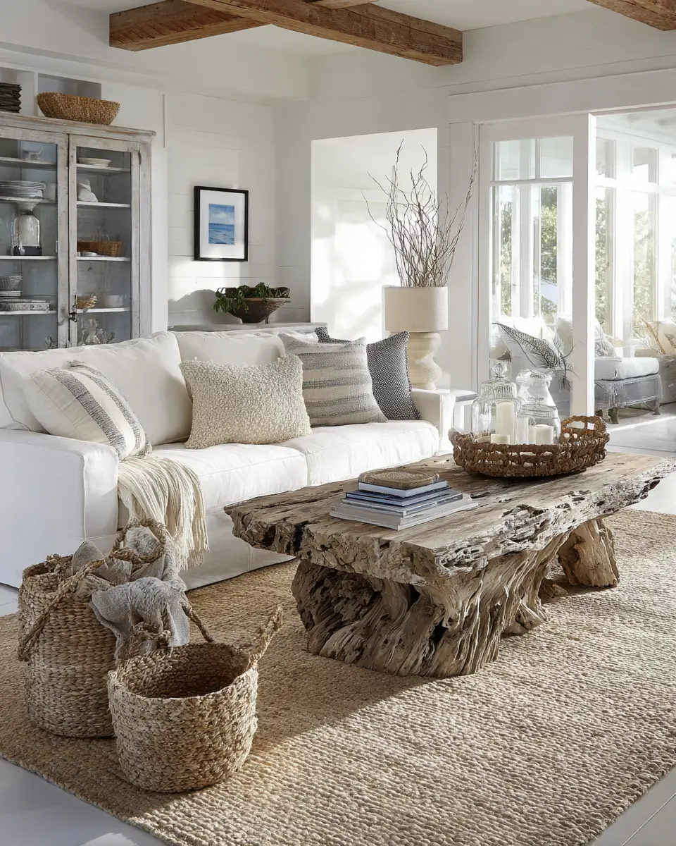 Narrow Coastal Living Room Decor Ideas