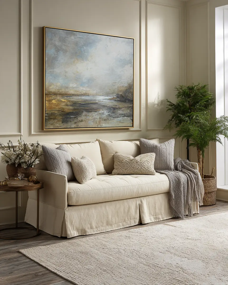 Narrow Coastal Living Room Decor Ideas