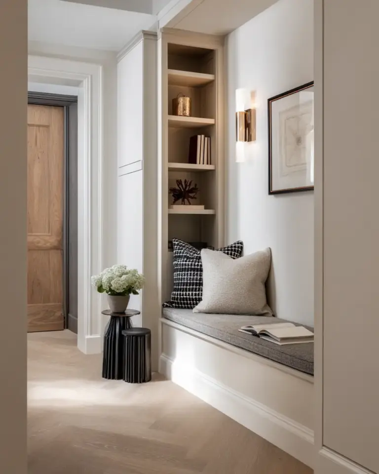 Narrow Contemporary Entryway Decor Ideas - Featured