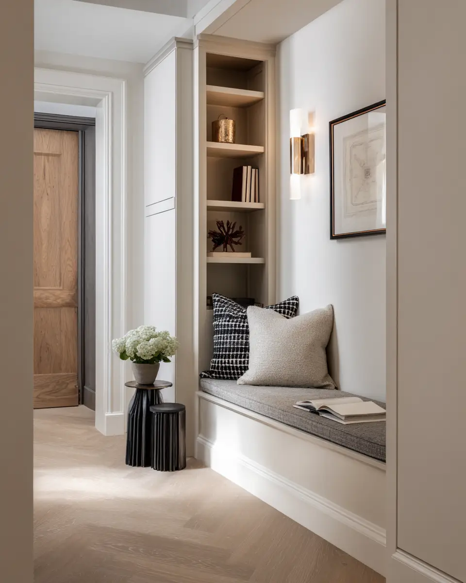 Narrow Contemporary Entryway Decor Ideas - Featured