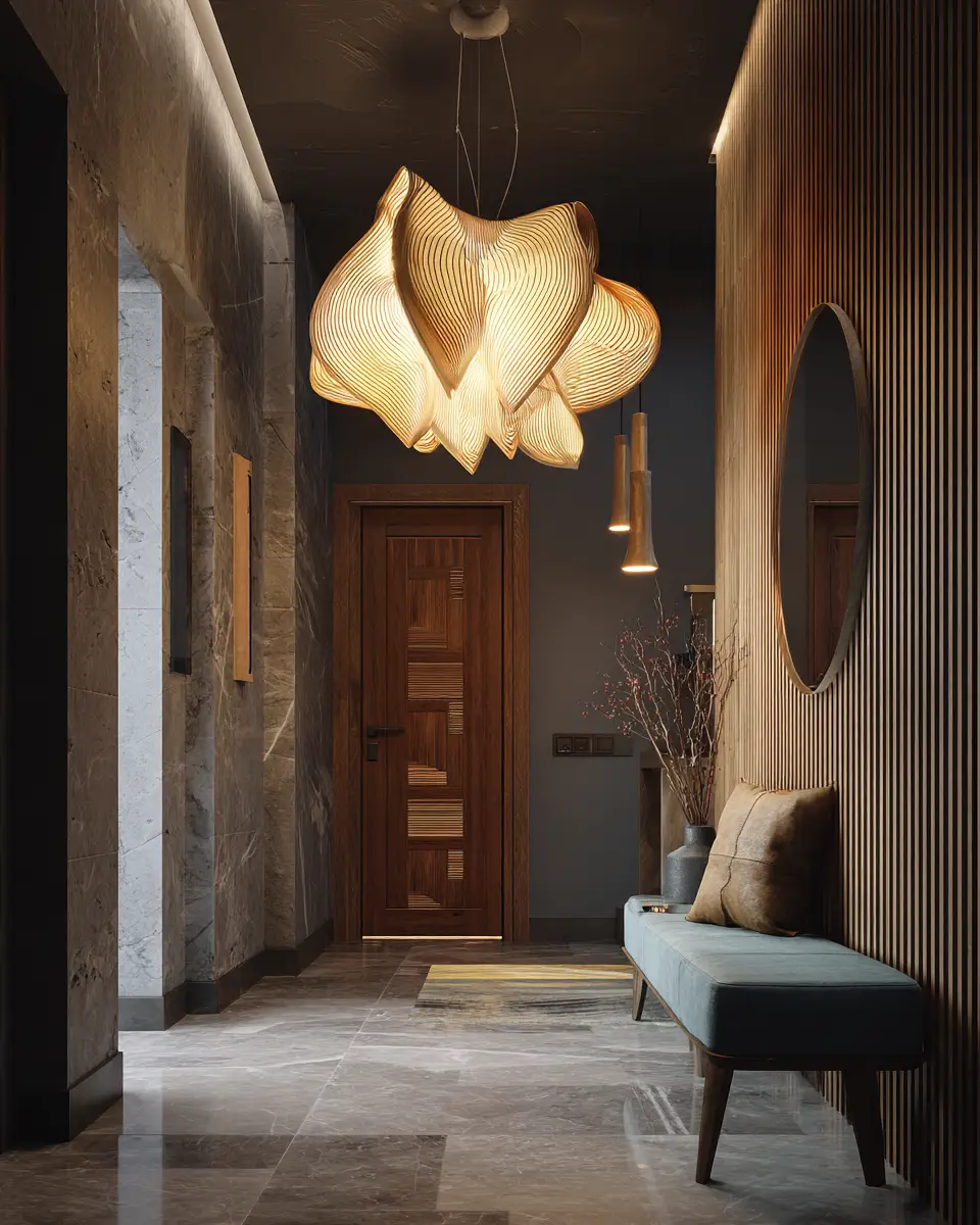 Narrow Contemporary Entryway Decor Ideas