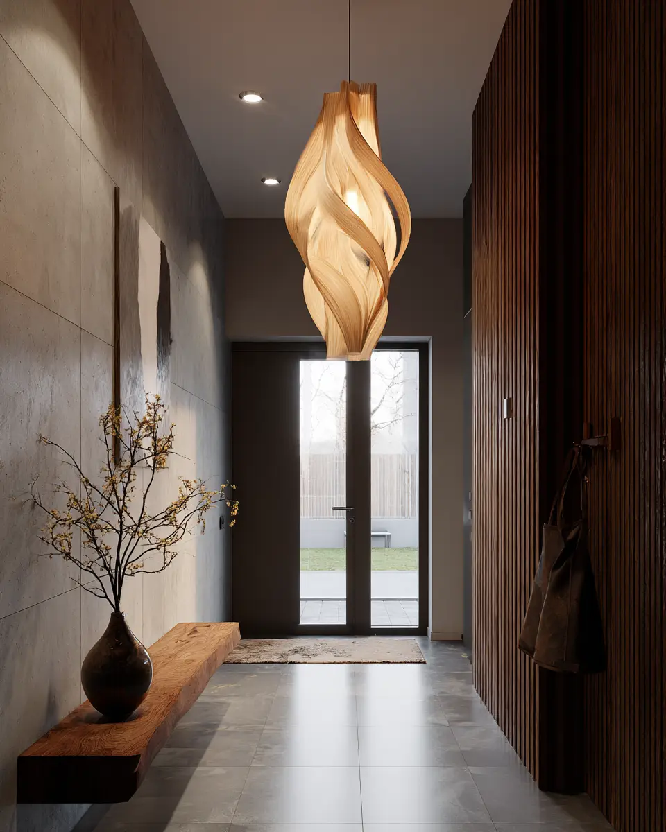 Narrow Contemporary Entryway Decor Ideas