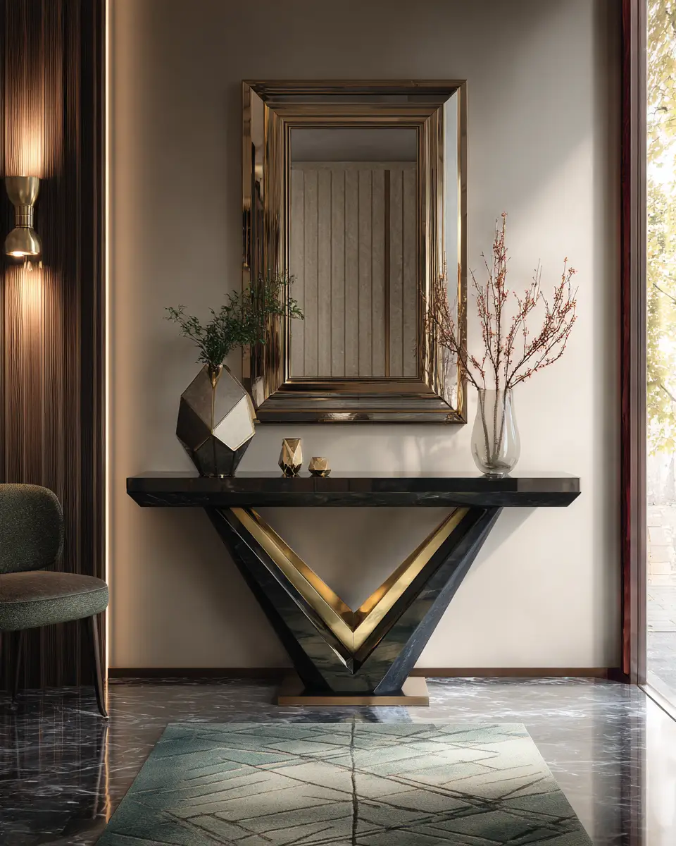 Narrow Contemporary Entryway Decor Ideas