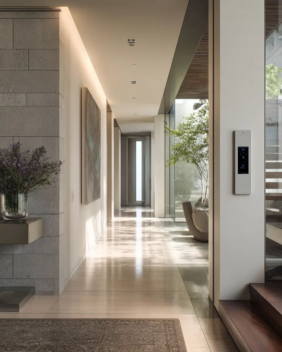 Narrow Contemporary Entryway Decor Ideas