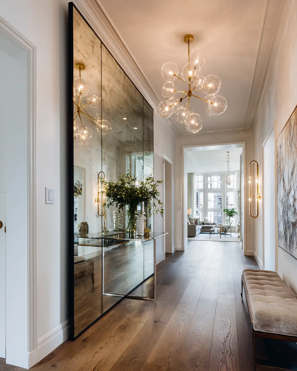 Narrow Contemporary Entryway Decor Ideas