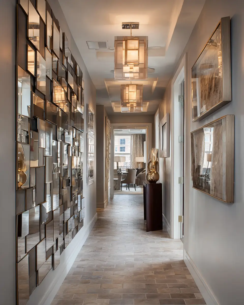 Narrow Contemporary Entryway Decor Ideas