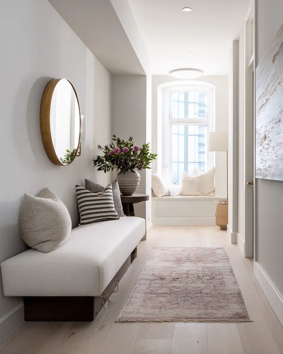 Narrow Contemporary Entryway Decor Ideas