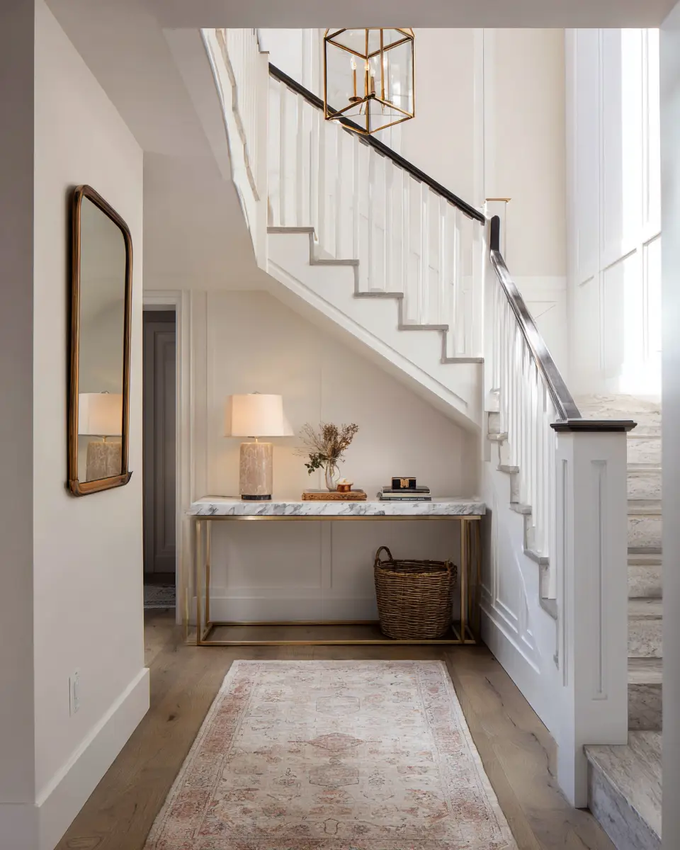 Narrow Contemporary Entryway Decor Ideas