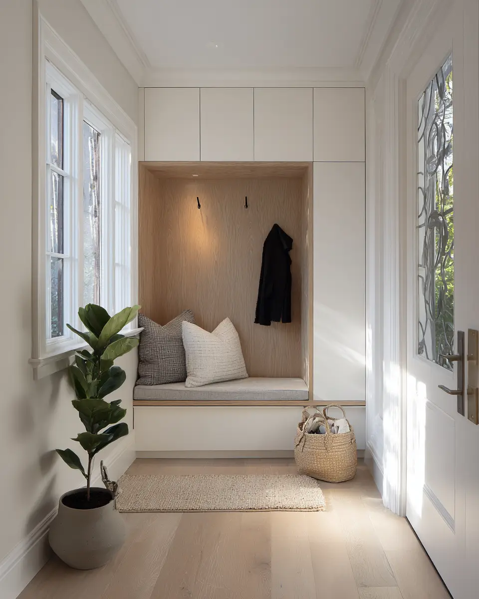 Narrow Contemporary Entryway Decor Ideas